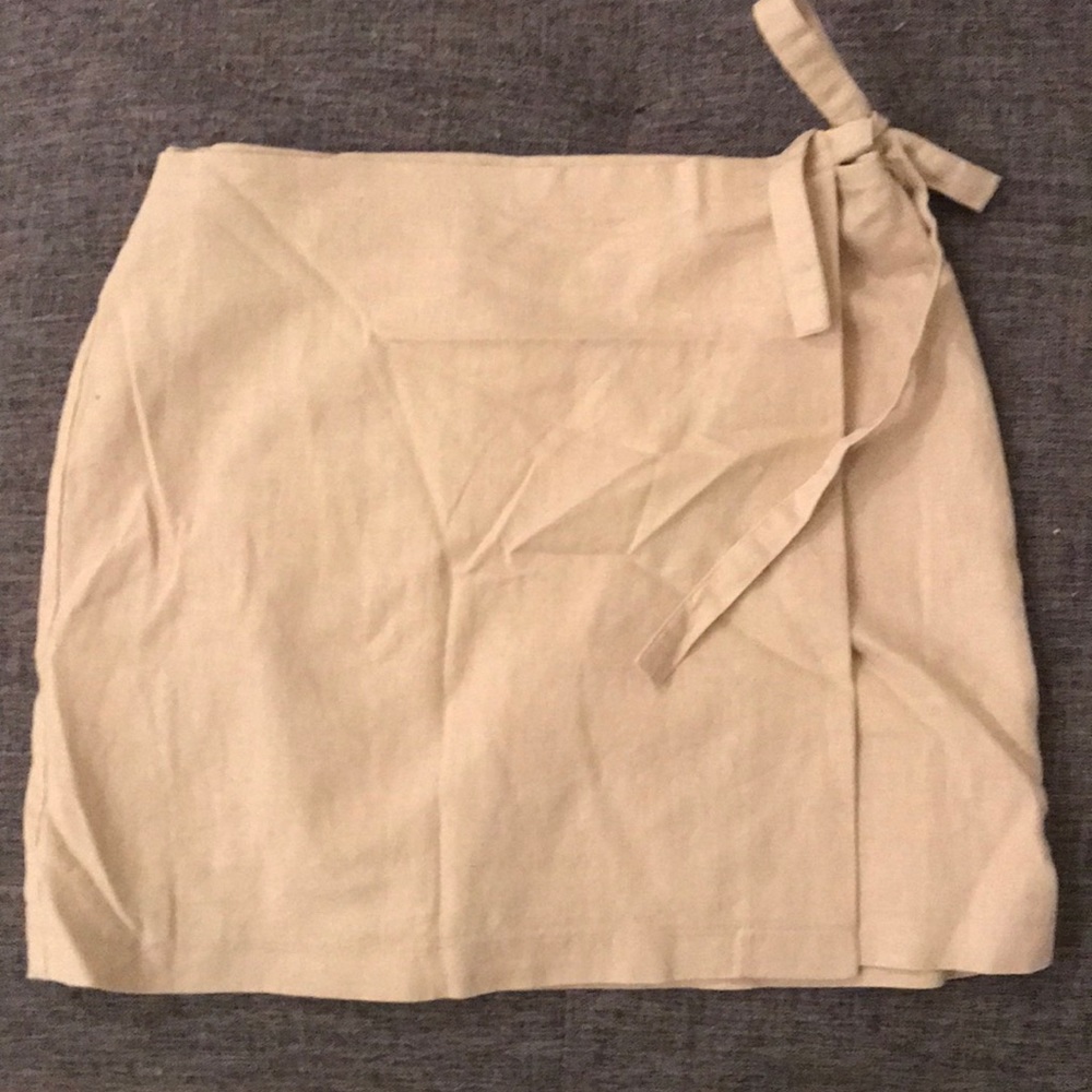 Forever 21 Tan Mini Skirt